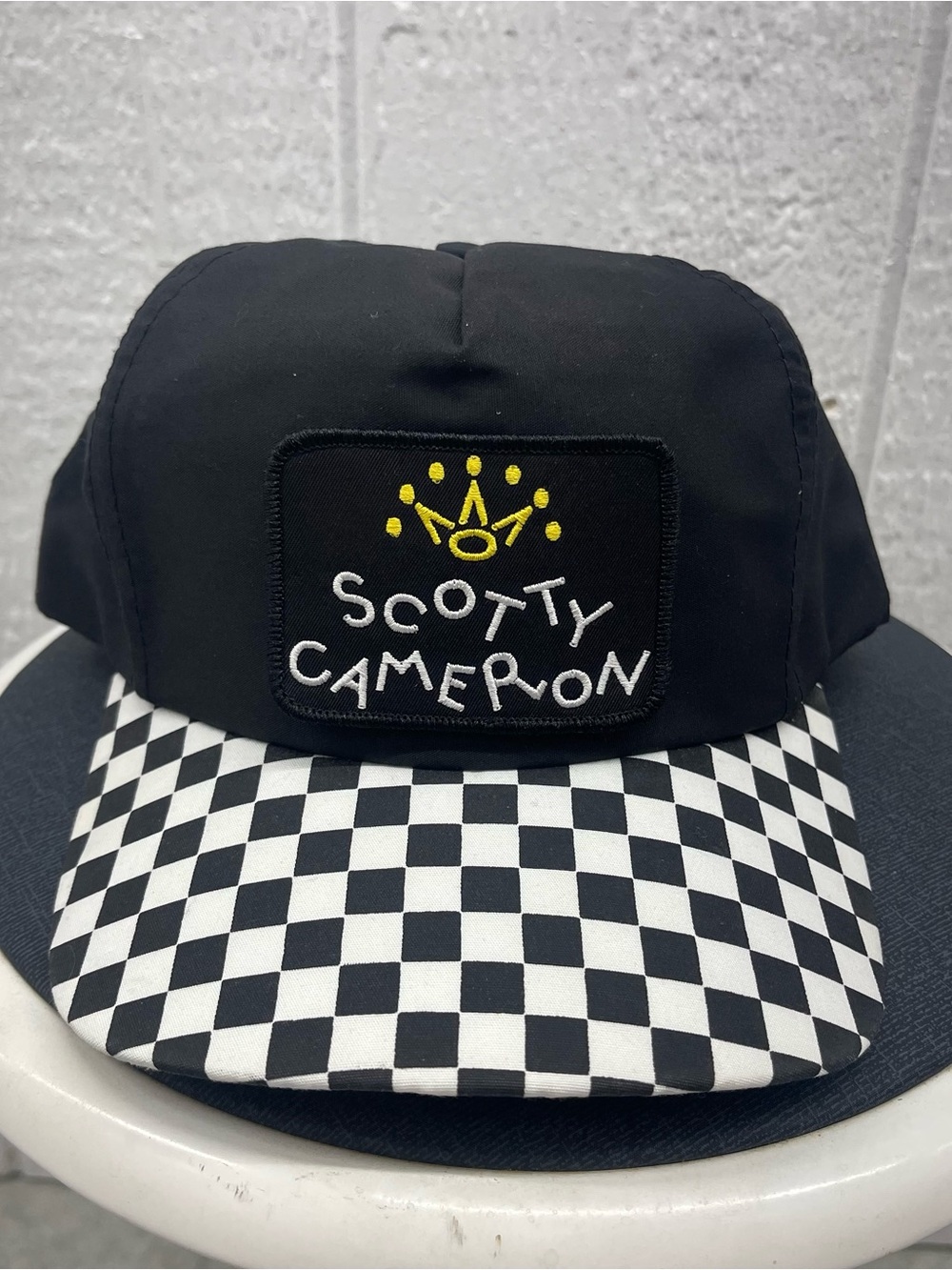 Sport Cap Scotty Cameron custom checkered bill SnapBack